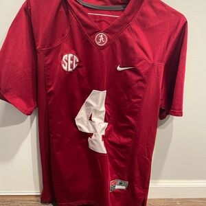 Alabama - Eddie Jackson #4 Nike Team Red Athletic Jersey